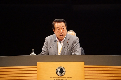 第95回全国市議会議長会定期総会 演説様子その1